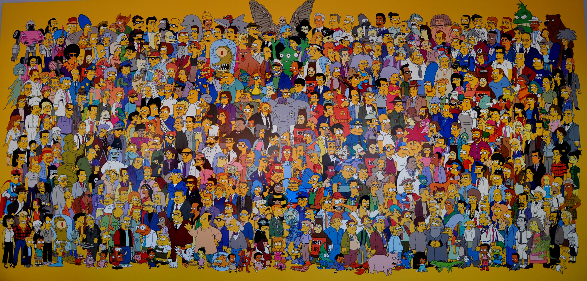 the simpsons family characters