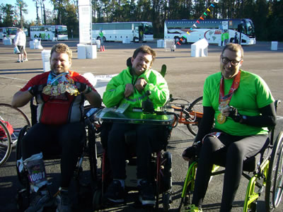 Disney World Volunteering - Wheel Chair Athletes