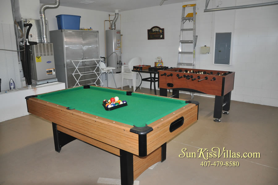 Pelican Point Disney Vacation Home Rental Game Room