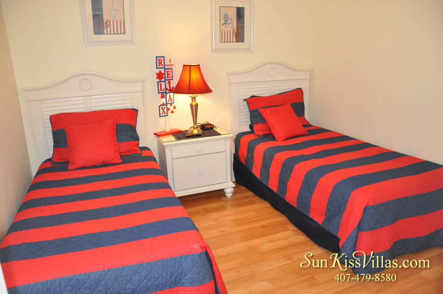 Disney Vacation Rental - Treasure Cove Twin Bedroom